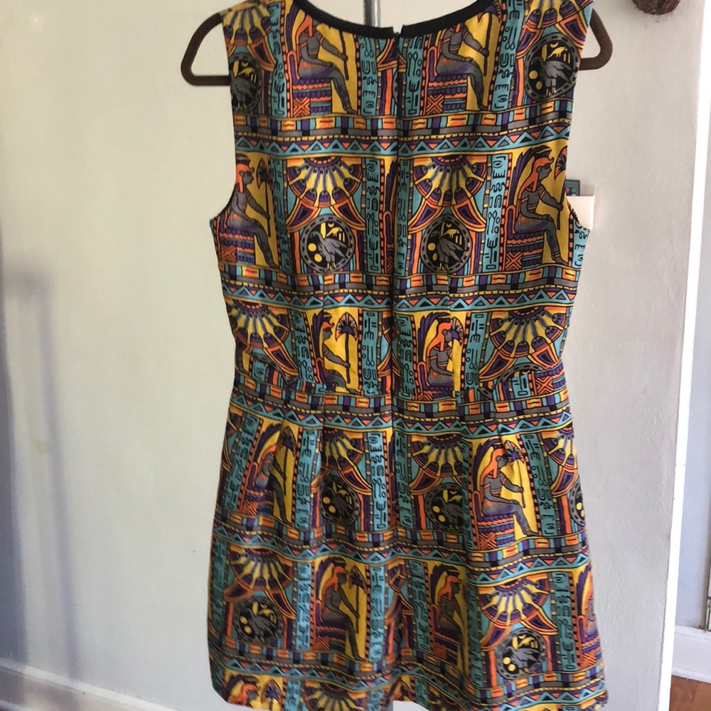 Silk linen Egyptian dress - Picture 3 of 6